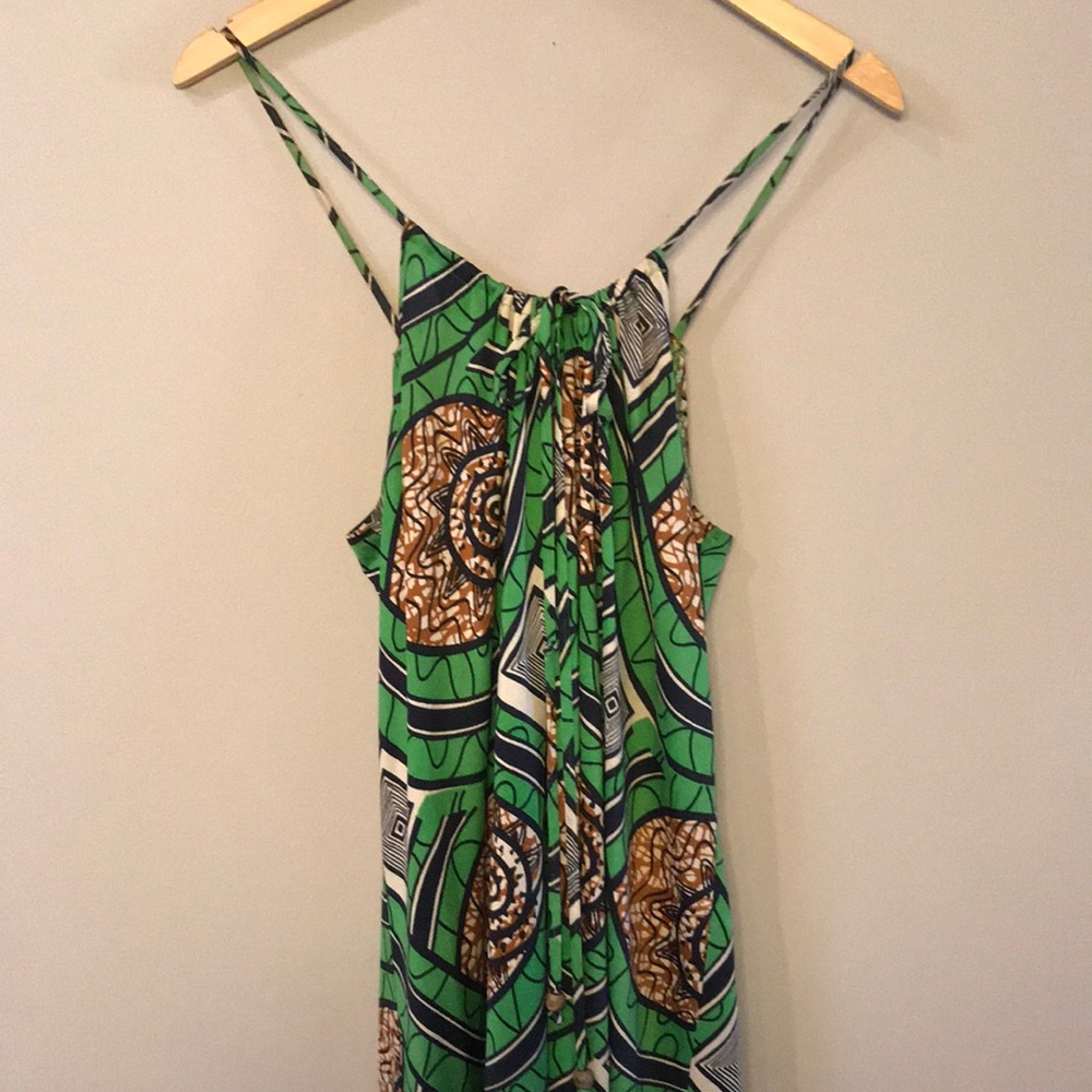 Nieves Lavi Maxi Print Dress
